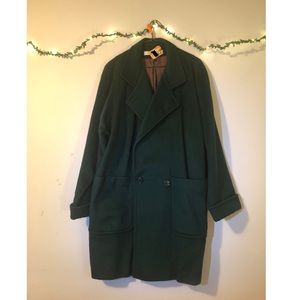 Vintage Larry Levine wool coat — size XL, great condition!